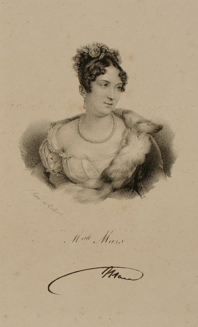 Mademoiselle Mars by Francois Seraphin Delpech